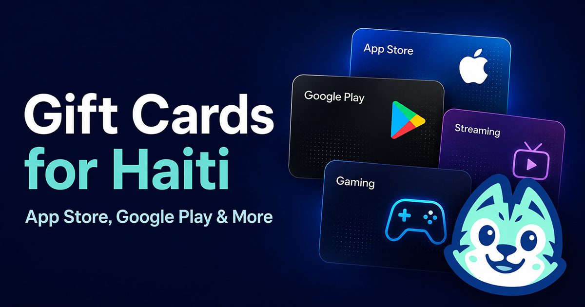Les cartes-cadeaux TUPI : guide complet pour Haïti